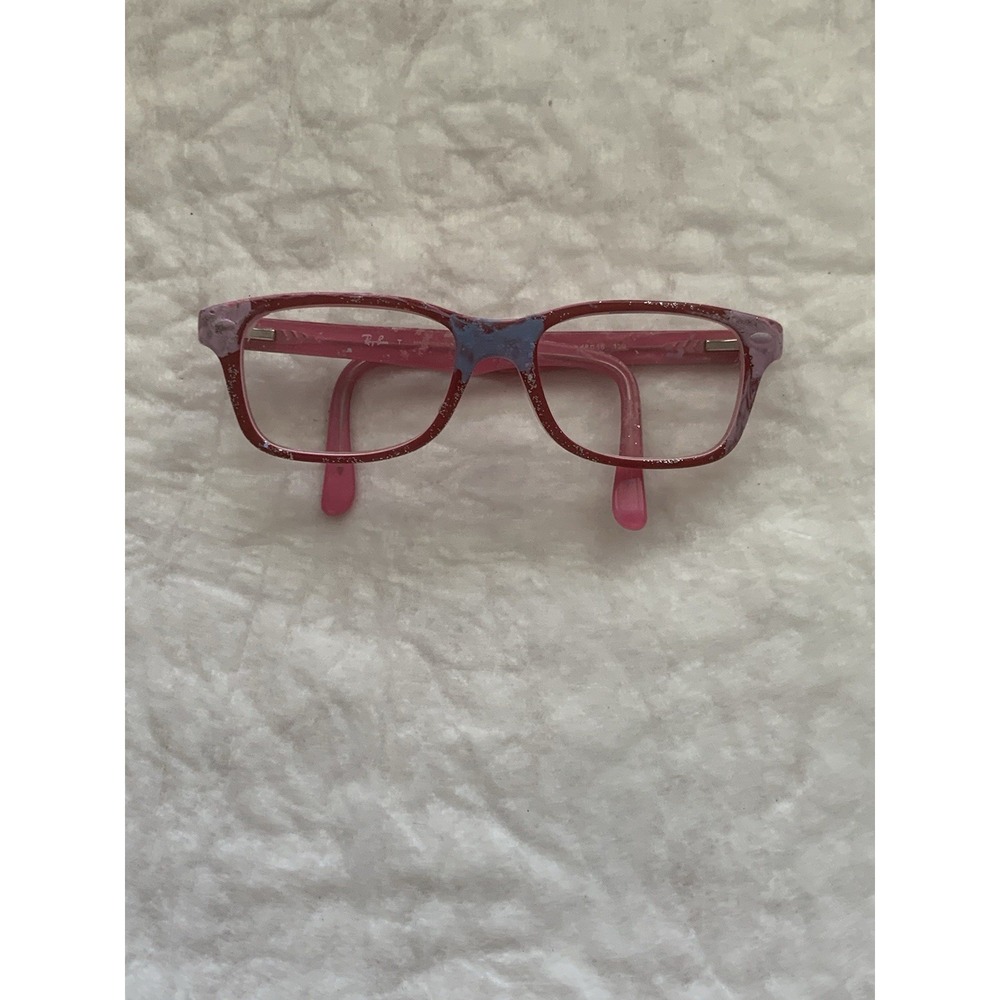 Ray-Ban RB 1531 3761 48-16-130 Junior Glasses Splotches Pink - Frames Only